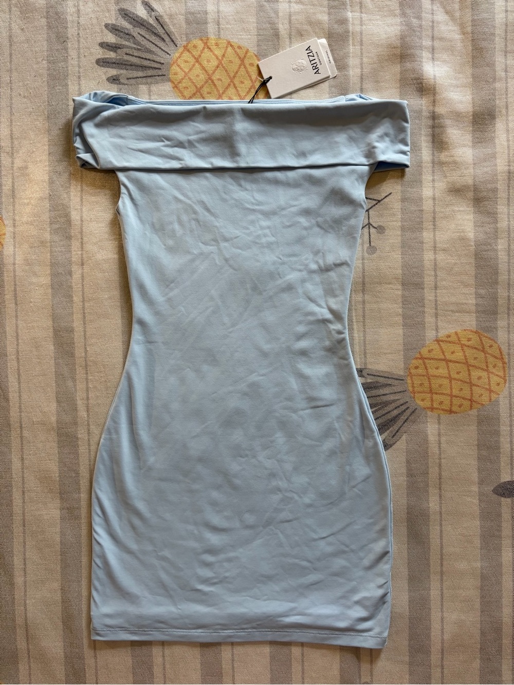 Aritzia blue original contour ravish dress